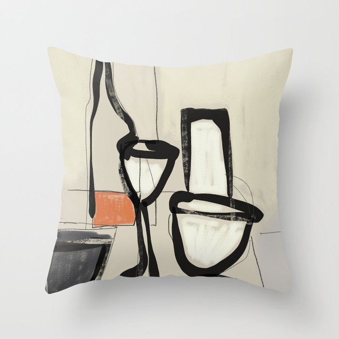 Minimalist Still Life 11 Throw Pillow Gallery Image 6