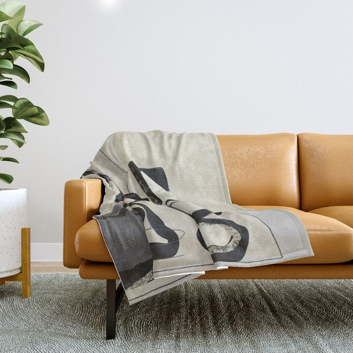 Minimalist Still Life 11 Throw Blanket Gallery Image 1