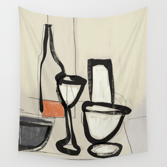 Minimalist Still Life 11 Wall Tapestry Gallery Image 4