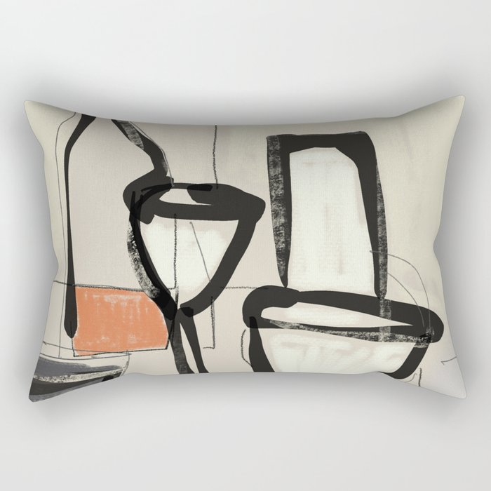 Minimalist Still Life 11 Rectangular Pillow Gallery Image 1
