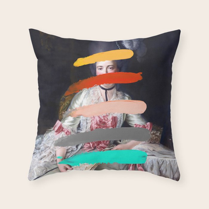 Composition 739 Throw Pillow Gallery Image 6