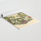 Botanical French Bulldog Yoga Mat Gallery Image 2