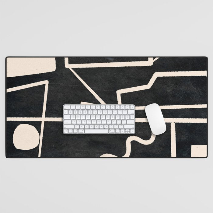 Modern Abstract Minimal Shapes 39 Desk Mat Gallery Image 1