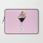 espresso martini 2 pink Laptop Sleeve Gallery Image 1