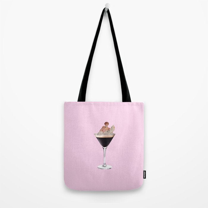 espresso martini 2 pink Tote Bag Gallery Image 2