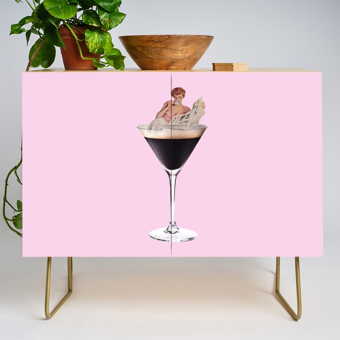 espresso martini 2 pink Credenza Gallery Image 1