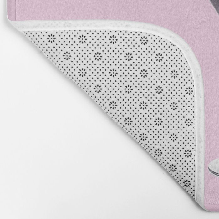 espresso martini 2 pink Bath Mat Gallery Image 2