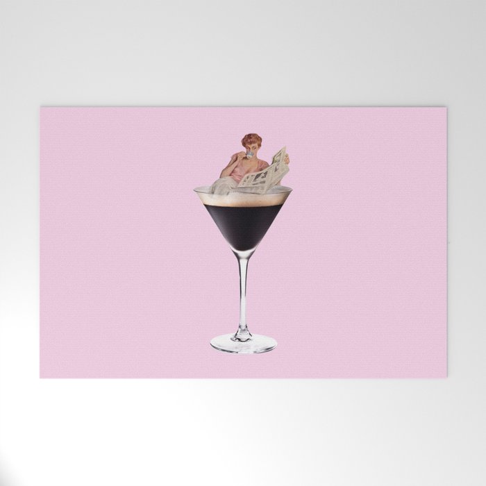 espresso martini 2 pink Welcome Mat Gallery Image 1