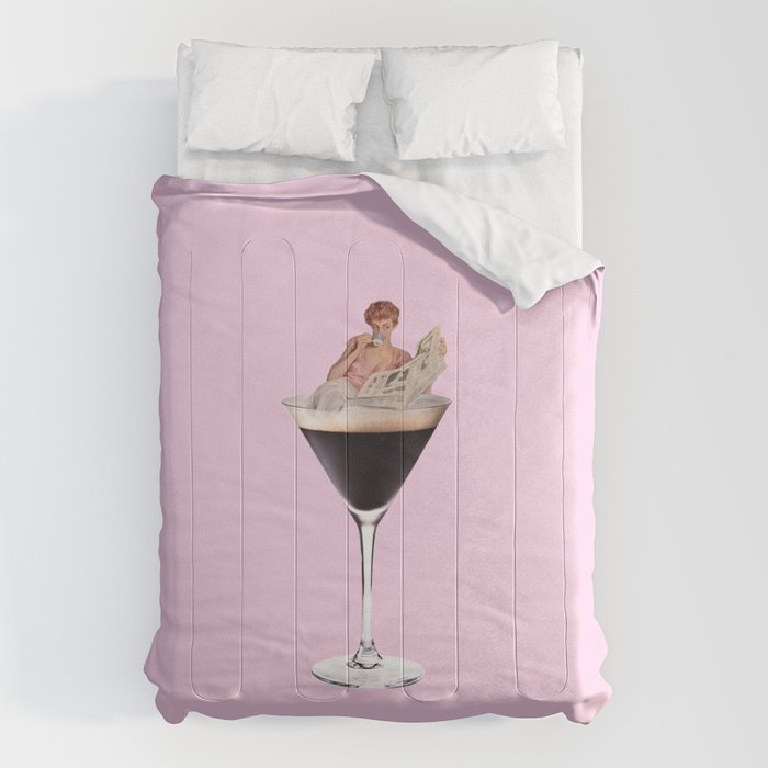 espresso martini 2 pink Comforter Gallery Image 1