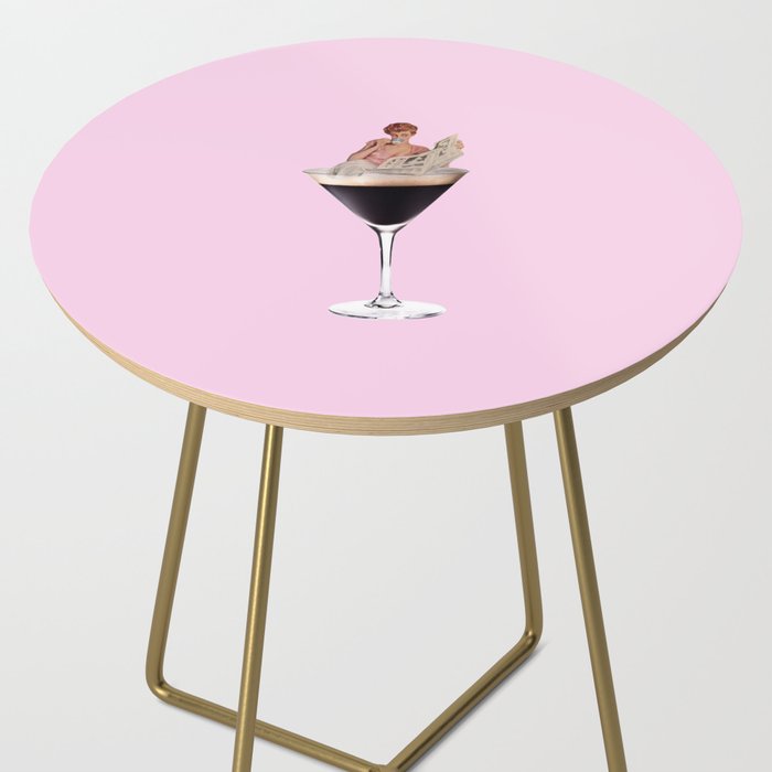 espresso martini 2 pink Side Table Gallery Image 2