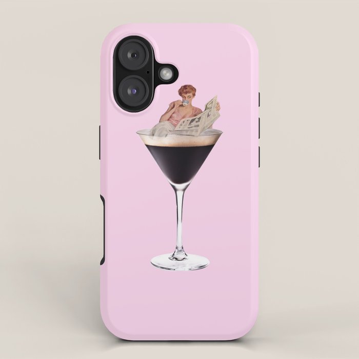 espresso martini 2 pink iPhone Case Gallery Image 1
