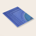 Islamic Architecture Blue Turquoise Secret Doorway Beautiful Engravings Notebook Gallery Image 3