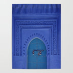Islamic Architecture Blue Turquoise Secret Doorway Beautiful Engravings Poster Gallery Image 4