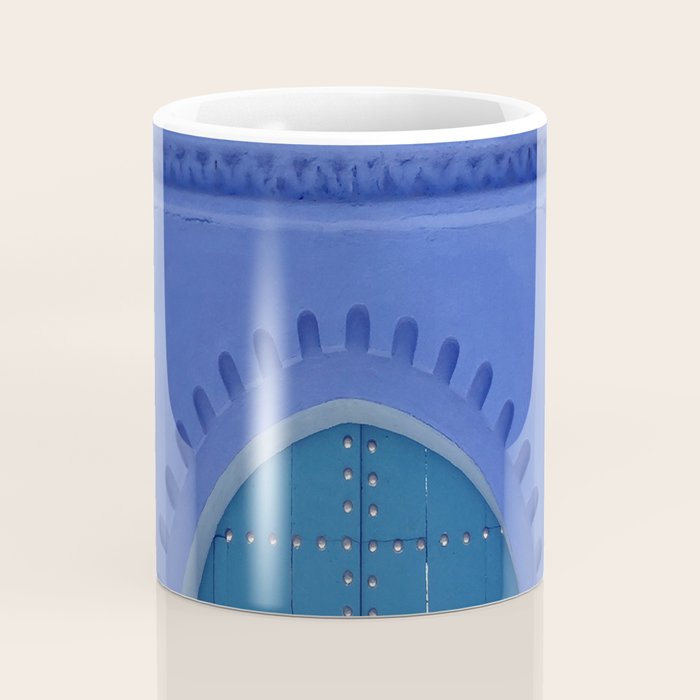 Islamic Architecture Blue Turquoise Secret Doorway Beautiful Engravings Coffee Mug Gallery Image 4