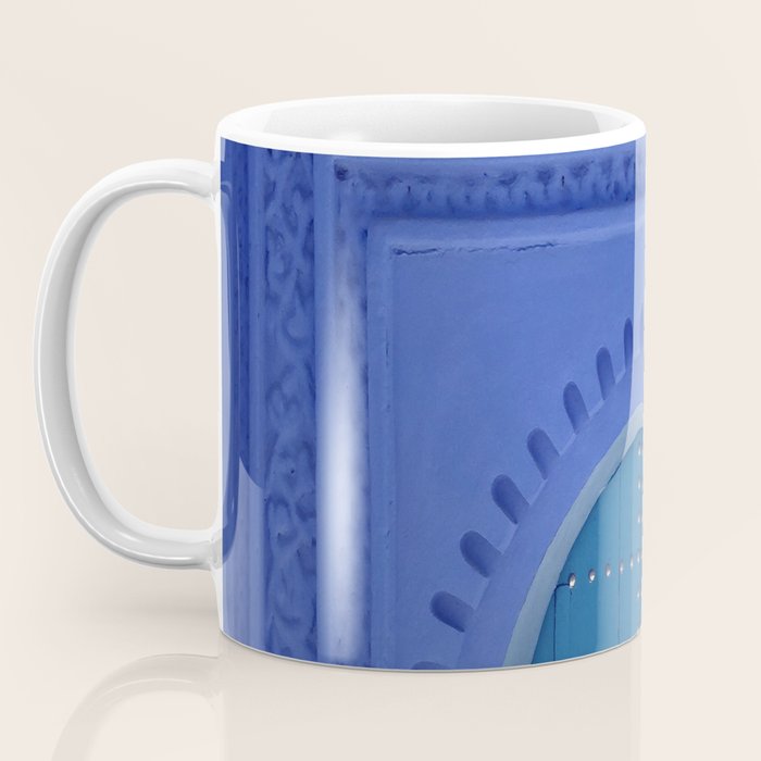 Islamic Architecture Blue Turquoise Secret Doorway Beautiful Engravings Coffee Mug Gallery Image 3