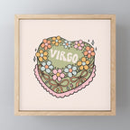 Virgo Heart Cake Mini Art Print Gallery Image 1