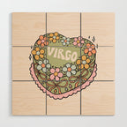 Virgo Heart Cake Wood Wall Art Gallery Image 1
