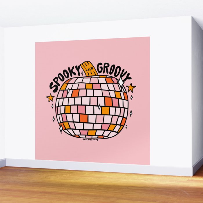 Spooky and Groovy Wall Mural Gallery Image 2