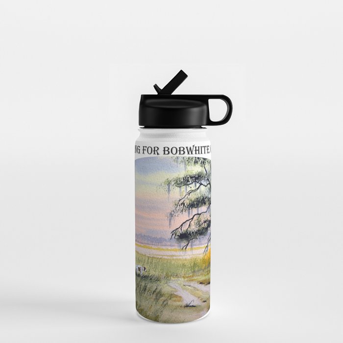 Hunting For Bobwhite Quail Water Bottle Gallery Image 1