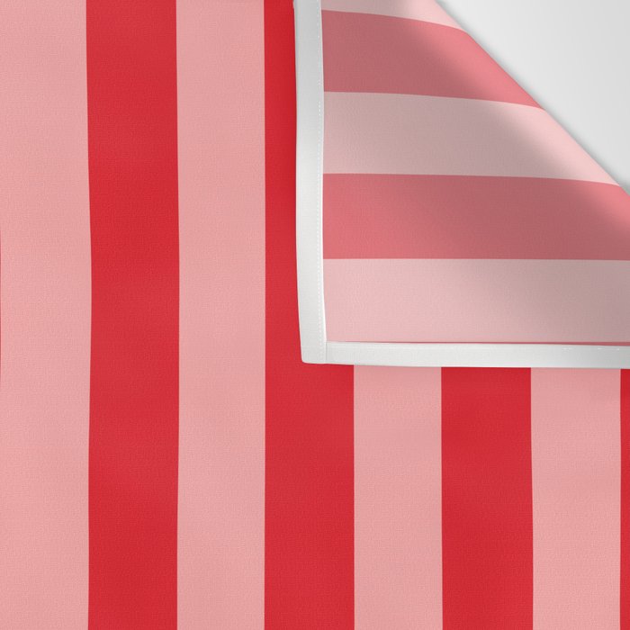 Bold Vertical Stripes Pattern (red/pink) Wall Tapestry Gallery Image 3