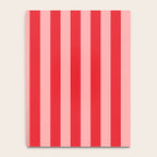 Bold Vertical Stripes Pattern (red/pink) Notebook Gallery Image 4