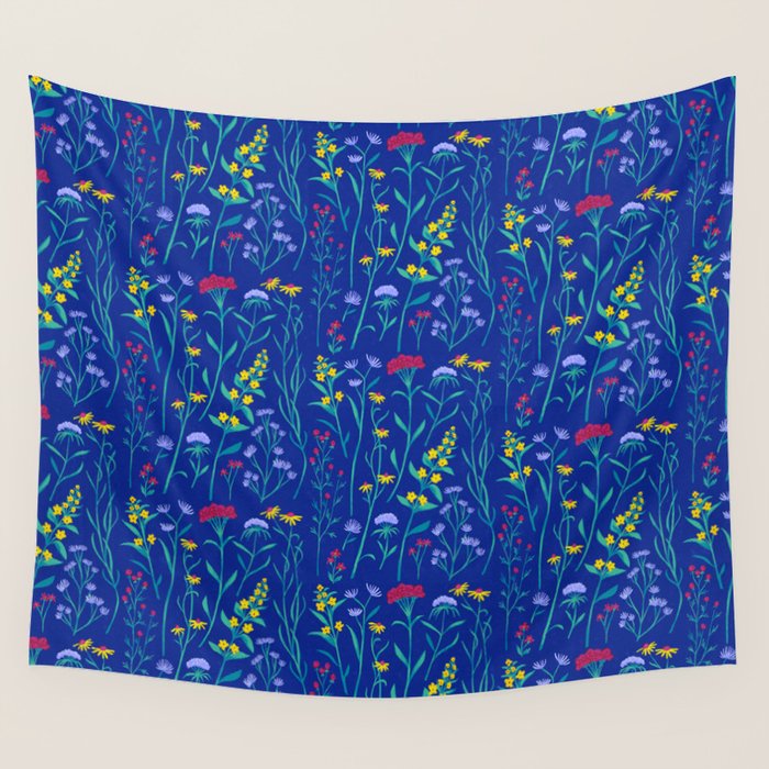 Wildflowers Wall Tapestry Gallery Image 4