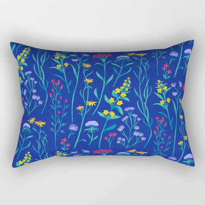 Wildflowers Rectangular Pillow Gallery Image 2