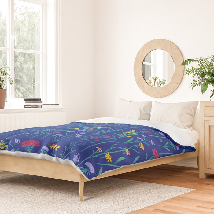 Wildflowers Duvet Cover Gallery Image 2