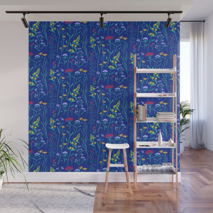 Wildflowers Wall Mural Gallery Image 1