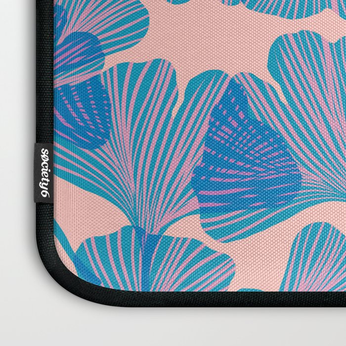 Abstraction_Ginkgo_Pattern_Minimalism_002 Laptop Sleeve Gallery Image 3