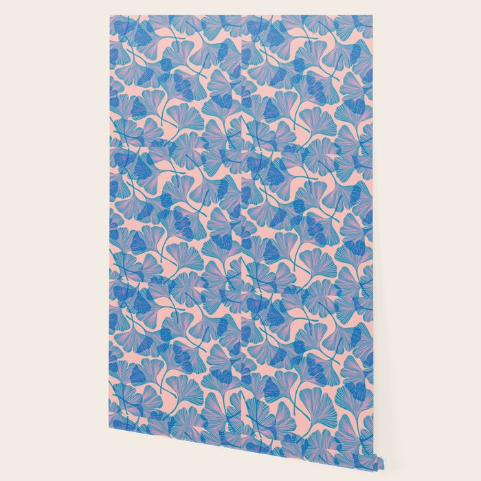 Abstraction_Ginkgo_Pattern_Minimalism_002 Wallpaper Gallery Image 2