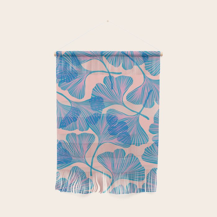Abstraction_Ginkgo_Pattern_Minimalism_002 Wall Hanging Gallery Image 1