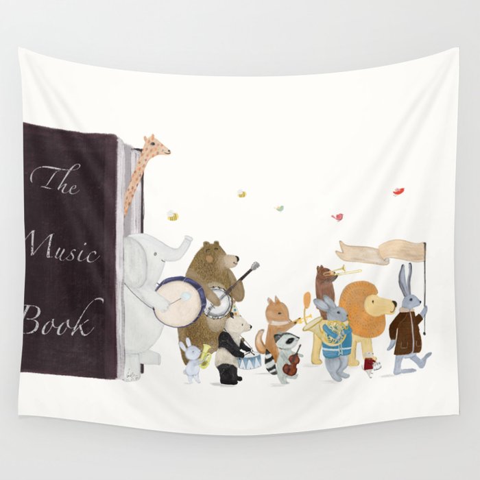 the music book Wall Tapestry Gallery Image 4