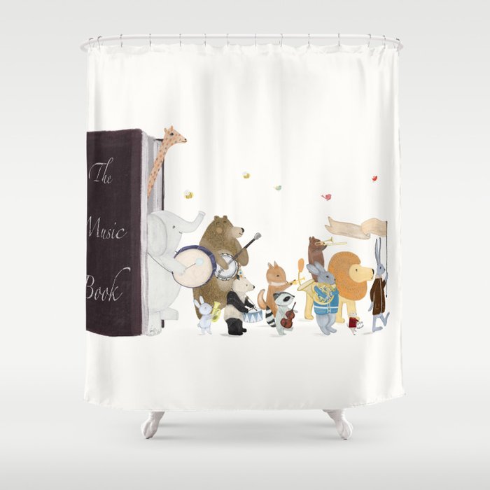 the music book Shower Curtain Gallery Image 1