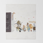 the music book Throw Blanket Gallery Image 2