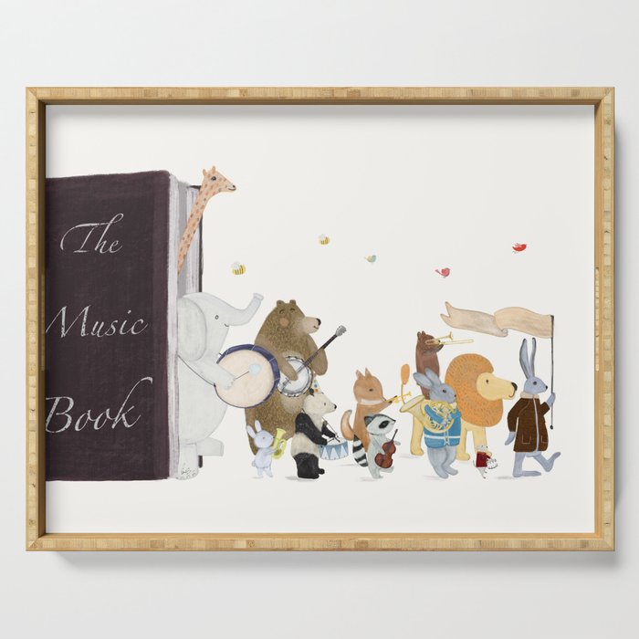 the music book Serving Tray Gallery Image 1