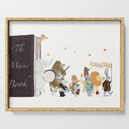the music book Serving Tray Gallery Image 1