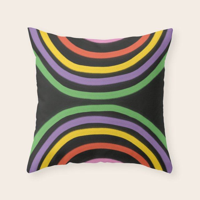 Chasing rainbows II Throw Pillow Gallery Image 6