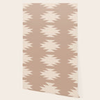 Geometric Southwestern Minimalism - Neutral Natural Beige Wallpaper Gallery Image 2