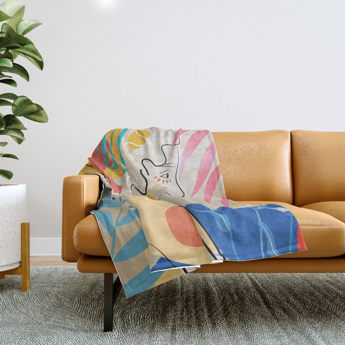 Nature Moment 8 Throw Blanket Gallery Image 1