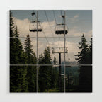 Forest Chairlift Wood Wall Art Gallery Image 1