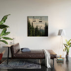 Forest Chairlift Wood Wall Art Gallery Image 2