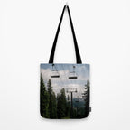 Forest Chairlift Tote Bag Gallery Image 2