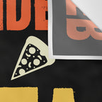 Funny I Wonder If Pizza Thinks About Me Too Wall Tapestry Gallery Image 3