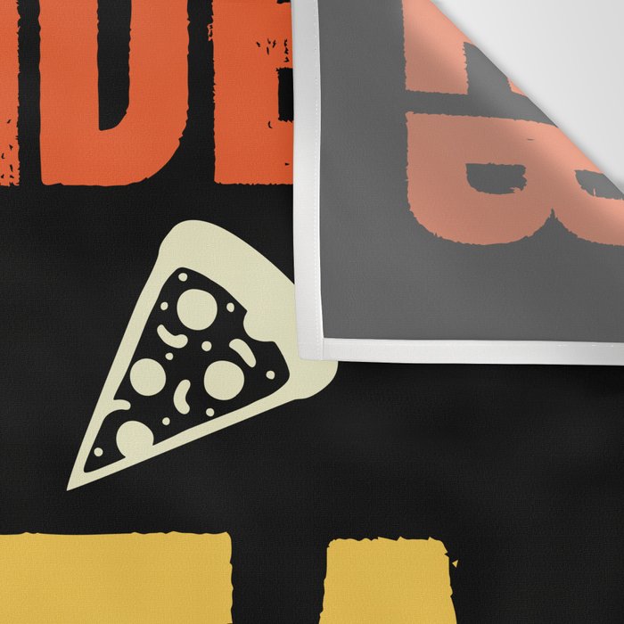Funny I Wonder If Pizza Thinks About Me Too Wall Tapestry Gallery Image 3