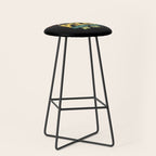 Funny I Wonder If Pizza Thinks About Me Too Stool Gallery Image 1