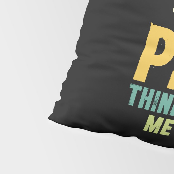 Funny I Wonder If Pizza Thinks About Me Too Pillow Sham Gallery Image 4