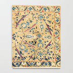 Kermina  Suzani  Antique Uzbekistan Embroidery Print Notebook Gallery Image 4
