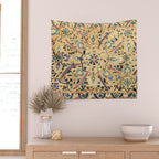 Kermina  Suzani  Antique Uzbekistan Embroidery Print Wall Tapestry Gallery Image 2