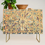 Kermina  Suzani  Antique Uzbekistan Embroidery Print Credenza Gallery Image 1
